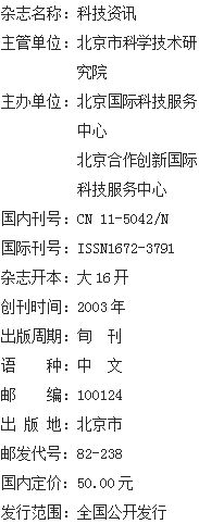 《科技资讯》杂志社【官网】